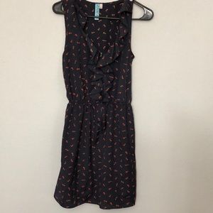 Navy and pink sundress